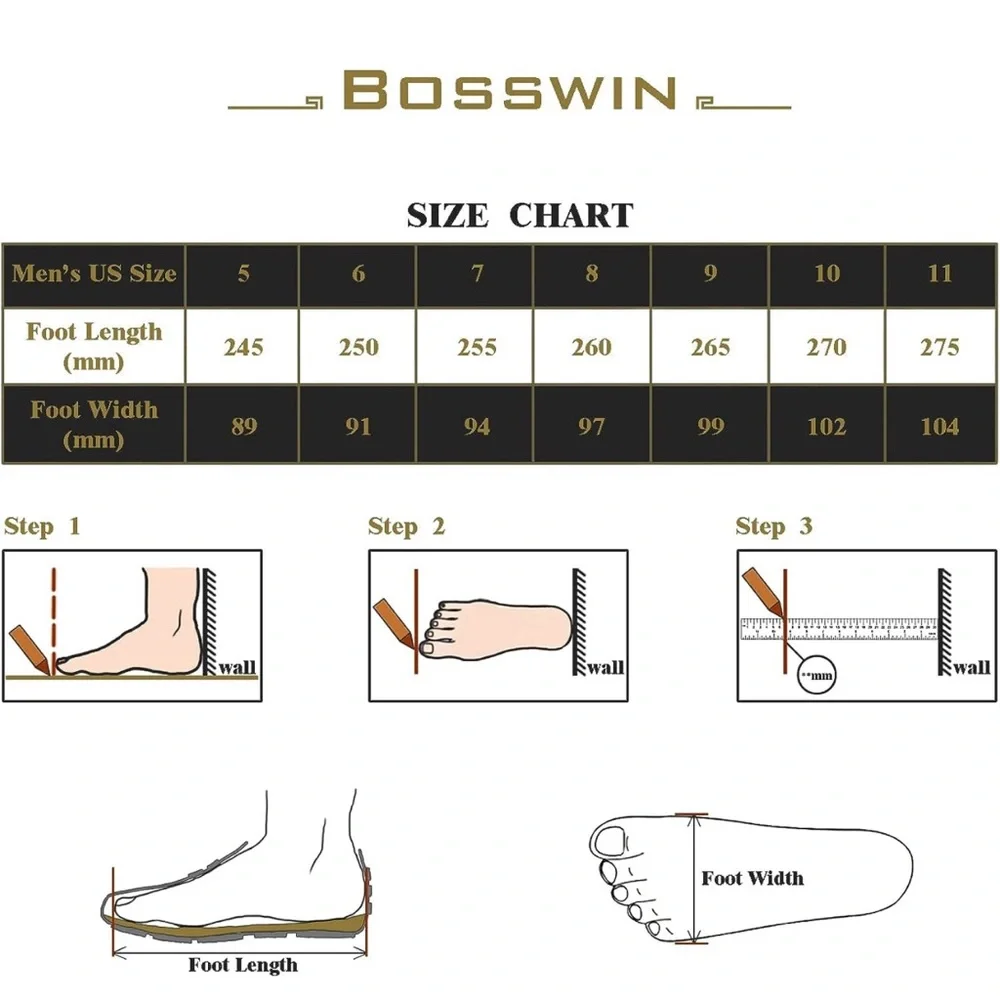 Bosswin Men's Loafer Premium Genuine Leather Shoes Slip on Breathable Driving